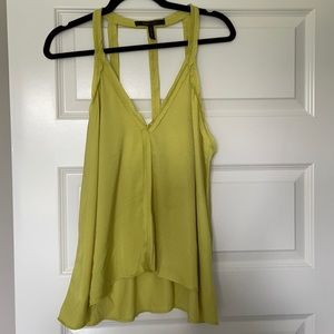 Green Backless BCBG Silk Top Size S